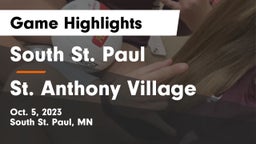 South St. Paul  vs St. Anthony Village  Game Highlights - Oct. 5, 2023