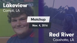 Matchup: Lakeview  vs. Red River  2016