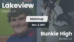 Matchup: Lakeview  vs. Bunkie High 2017