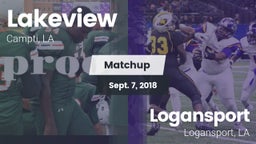 Matchup: Lakeview  vs. Logansport  2018