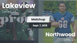 Matchup: Lakeview  vs. Northwood   2018