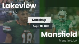 Matchup: Lakeview  vs. Mansfield  2018