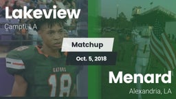 Matchup: Lakeview  vs. Menard  2018