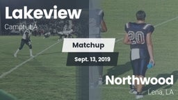 Matchup: Lakeview  vs. Northwood   2019