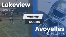 Matchup: Lakeview  vs. Avoyelles  2019