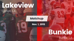 Matchup: Lakeview  vs. Bunkie  2019