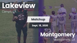 Matchup: Lakeview  vs. Montgomery  2020