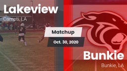 Matchup: Lakeview  vs. Bunkie  2020