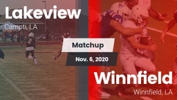 Matchup: Lakeview  vs. Winnfield  2020