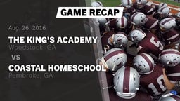 Recap: The King's Academy vs. Coastal HomeSchool  2016