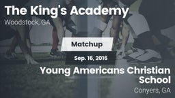 Matchup: The King's Academy vs. Young Americans Christian School 2016