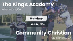 Matchup: The King's Academy vs. Community Christian  2016
