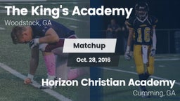 Matchup: The King's Academy vs. Horizon Christian Academy  2016