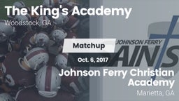Matchup: The King's Academy vs. Johnson Ferry Christian Academy 2017