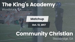 Matchup: The King's Academy vs. Community Christian  2017