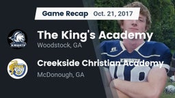 Recap: The King's Academy vs. Creekside Christian Academy 2017
