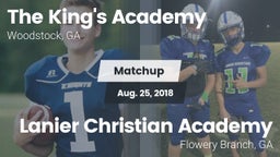Matchup: The King's Academy vs. Lanier Christian Academy 2018