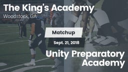 Matchup: The King's Academy vs. Unity Preparatory Academy 2018