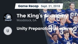 Recap: The King's Academy vs. Unity Preparatory Academy 2018