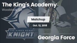 Matchup: The King's Academy vs. Georgia Force 2018
