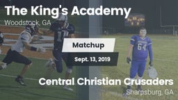 Matchup: The King's Academy vs. Central Christian Crusaders 2019