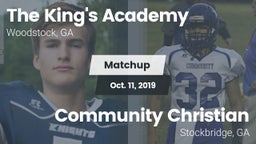 Matchup: The King's Academy vs. Community Christian  2019