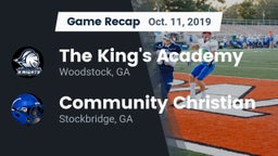 Recap: The King's Academy vs. Community Christian  2019