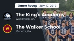 Recap: The King's Academy vs. The Walker School 2019