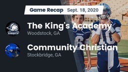 Recap: The King's Academy vs. Community Christian  2020