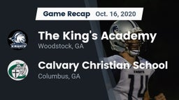 Recap: The King's Academy vs. Calvary Christian School 2020
