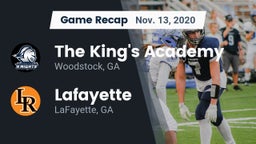 Recap: The King's Academy vs. Lafayette  2020