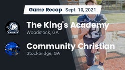 Recap: The King's Academy vs. Community Christian  2021