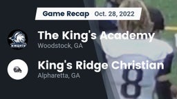 Recap: The King's Academy vs. King's Ridge Christian  2022