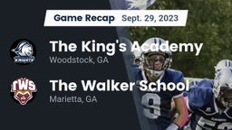 Recap: The King's Academy vs. The Walker School 2023