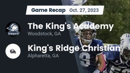 Recap: The King's Academy vs. King's Ridge Christian  2023