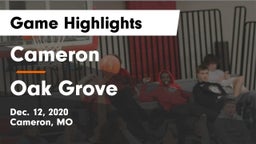 Cameron  vs Oak Grove  Game Highlights - Dec. 12, 2020