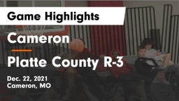 Cameron  vs Platte County R-3 Game Highlights - Dec. 22, 2021