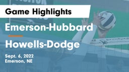 Emerson-Hubbard  vs Howells-Dodge  Game Highlights - Sept. 6, 2022