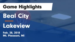 Beal City  vs Lakeview  Game Highlights - Feb. 28, 2018