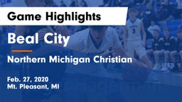 Beal City  vs Northern Michigan Christian  Game Highlights - Feb. 27, 2020