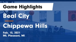 Beal City  vs Chippewa Hills  Game Highlights - Feb. 15, 2021