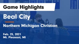 Beal City  vs Northern Michigan Christian  Game Highlights - Feb. 25, 2021