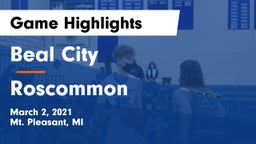 Beal City  vs Roscommon  Game Highlights - March 2, 2021