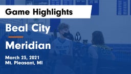 Beal City  vs Meridian  Game Highlights - March 23, 2021