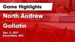 North Andrew  vs Gallatin  Game Highlights - Dec. 5, 2017