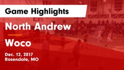 North Andrew  vs Woco Game Highlights - Dec. 12, 2017