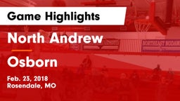 North Andrew  vs Osborn Game Highlights - Feb. 23, 2018