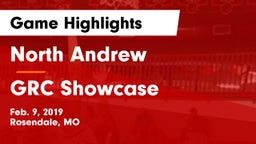 North Andrew  vs GRC Showcase Game Highlights - Feb. 9, 2019