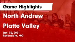 North Andrew  vs Platte Valley  Game Highlights - Jan. 30, 2021