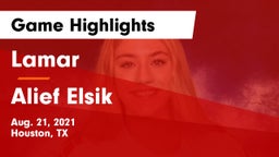 Lamar  vs Alief Elsik  Game Highlights - Aug. 21, 2021